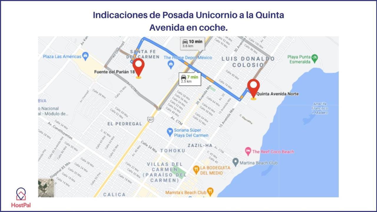 Posada Unicornio Faith Playa del Carmen Luaran gambar